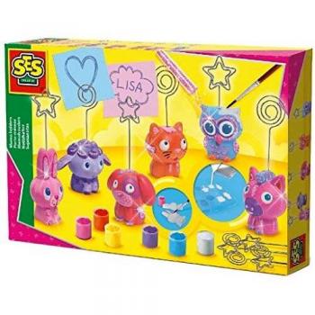 Kit de Creación SES - Sujetanotas para Niños (Moldear y Pintar)