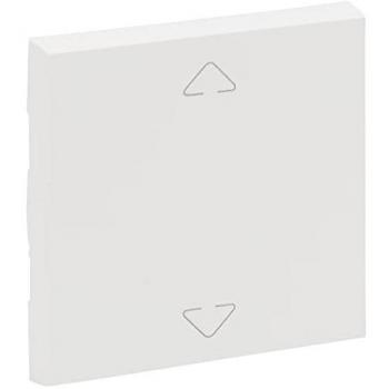 Tecla Doble Niloé Step para Mecanismos de Persianas y Toldos Blanco Mate LEGRAND 864130