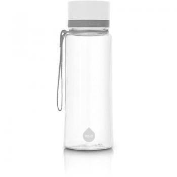 Equa Plain White 600 ml Water Bottle