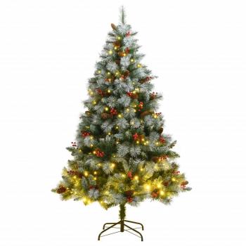 Hinged Artificial Christmas Tree with 300 LEDs - 180 cm (70.9)