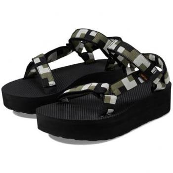 Teva Women's Flatform Universal Retro Sandals - Black, Size UK 3