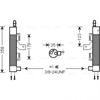 Secador deshidratante para aire acondicionado AVA COOLING VOD153