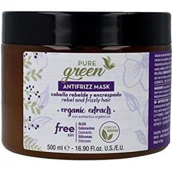 Pure Green, Negro, Antifrizz Mascarilla 500 ml