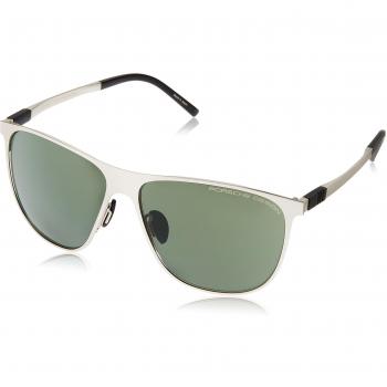 Porsche Design P8609 C Men's Silver Sunglasses 58mm