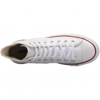 Converse Chuck Taylor All Star High Top Leather Sneakers White 42 Unisex