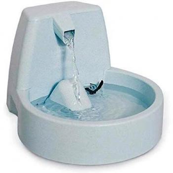 PetSafe - Drinkwell Original 1.5 L - Fuente para Perros Pequeños y Gatos - Fuente en Cascada con Chorro de Agua Ajustable - Retiene Olores y Bacterias - Fácil Limpieza