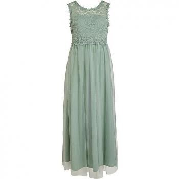 Vestido Largo Sin Mangas Vila Lynnea Verde Menta Talla 36