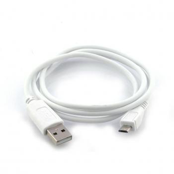 Cable Micro USB 2.0 1 Metro Blanco - DAM, Medidas: 100x1x1 cm