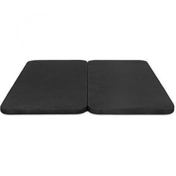 Kave Home - Base de Cama Under Negra 160 x 200 cm con Estructura de Metal tapizada en Tela 3D transpirante Antideslizante