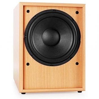 Auna Linie-300-SW-BH - Subwoofer activo de 250 W