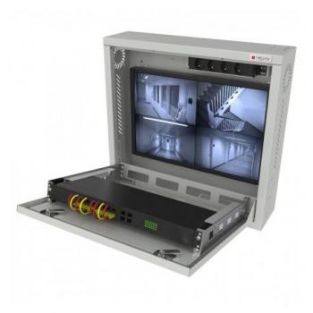 Caja de Seguridad Gris para DVR y Sistemas de Videovigilancia TECHLY PROFESSIONAL