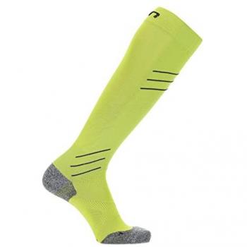 UYN Calcetines Ski Race Shape Verde para Hombre, Talla 44, diseño ergonómico, tecnología de compresión, material transpirable y de secado rápido