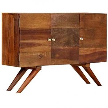 vidaXL Sideboard Brown Solid Reclaimed Wood 110x30x75 cm