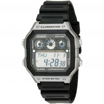 Casio Men's AE-1300WH-8AVCF Illuminator Digital Display Quartz Black Watch
