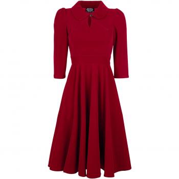 H&R London Vestido Glamourous Velvet Tea Dreams Vestido Rojo M