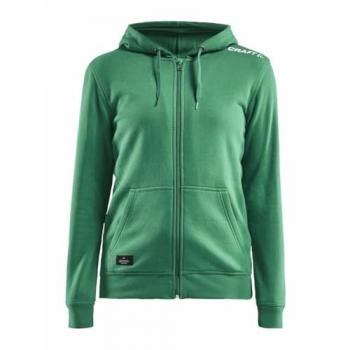 Craft Community Women's Zip-Up Hoodie - Green, Size 2XL