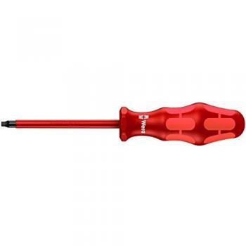 Wera Kraftform Plus 168I VDE Insulated Square Screwdriver Robertson Tip 2 200mm