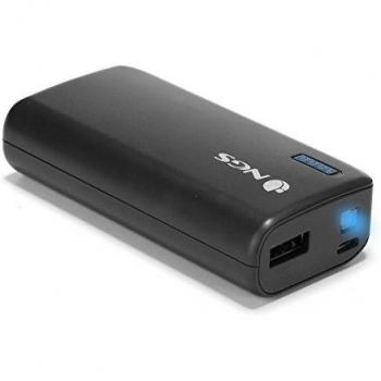NGS 4000 PowerPump Black - Powerbank, color negro
