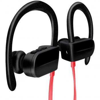 Hoidokly Auriculares Bluetooth 4.1 Cascos Inalámbricos Deportivos con Micrófono, reducción de Ruido, IPX5 Impermeable, Sonido Estéreo, Auricular para movil con Manos Libres