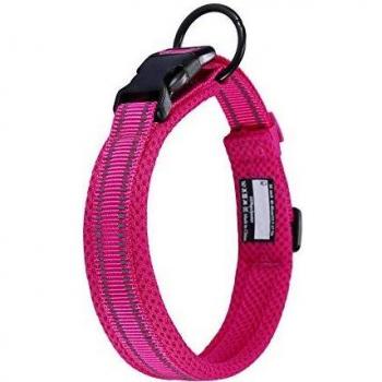 Collar para Perros Pequeños Grandes Medianos Reflectante Suave Acolchado Impermeable Ajustable Transpirable con Etiqueta de Nombre para Caminar Correr Trekking Entrenamiento