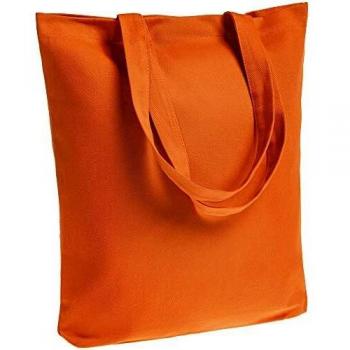 POLHIM - Bolsa de tela 100% algodón biodegradable, lavable, reutilizable, con asas largas de 48 cm, para ropa, artesanía, medidas 38 x 42 cm, densidad 220 gr/m2