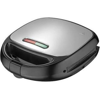 Sandwichera Grill Eléctrica Ardes AR1S15 850W Negra y Plateada