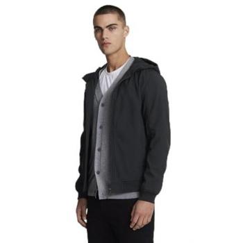 Lyle & Scott Men's Black Tonal Fleece Back Softshell Jacket - Size 2XL