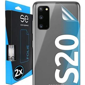 3D Película Protectora Trasera para Samsung Galaxy S20 [2 Unidades | Smart Engineered] - Pelicula Vidrio TPU - Transparente, Case-Friendly, Sin Vidrio Pero Lámina Blindada de TPU