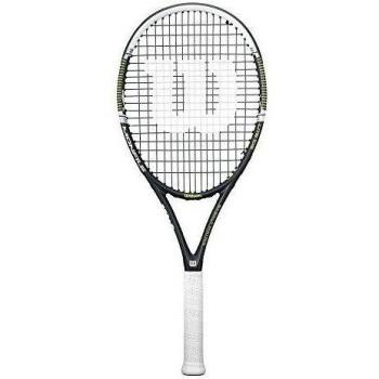 Wilson Monfils Lite 105 W/O - Raqueta de tenis, color negro / verde, talla 3