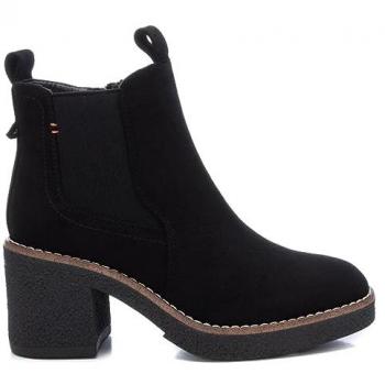 Botines Refresh 170990 para Mujer, Color Negro, Talla 41, Altura Tacón: 7cm, Cierre de Cremallera