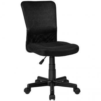 La Silla Española Mojácar Silla de Oficina y Despacho, Tela, Negro, 50x40x95 cm