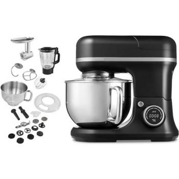 Robot de Cocina 3-en-1 Medion MD18430 - 1200 W - 5 L - 8 Velocidades - Función Picadora - Negro