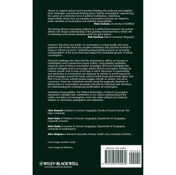 Globalizing Responsibility: The Political Rationalities of Ethical Consumption by Clive Barnett - Academic Book on Ethical Consumerism