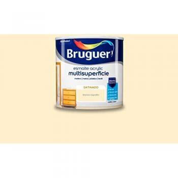 Bruguer Acrylic Multisuperficie Esmalte al agua Satinado Blanco Algodón 250 ml