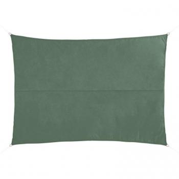 Toldo vela de sombra rectangular Shae verde oliva - 3 x 2 m - poliéster