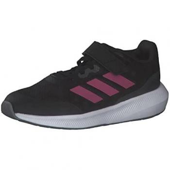 Zapatillas de Running Adidas Runfalcon 3.0 para Niños con Cierre Elástico y Tiras Ajustables en Color Negro