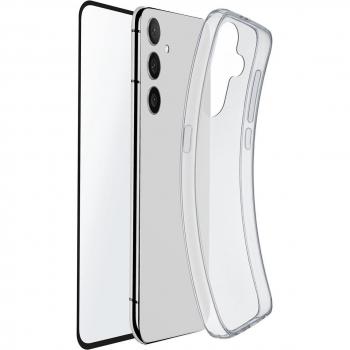 Funda transparente + protector de pantalla Cellularline Protection para Samsung Galaxy A55 5G