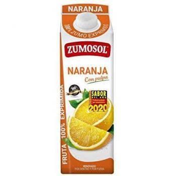 ZUMOSOL Zumo 100% Exprimido de Naranja Con Pulpa
