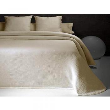 JAVIER LARRAINZAR Colcha Bouti Joya Cama 180-Color Beig, 180 cm