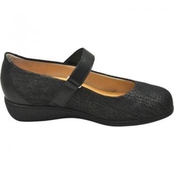 Zapatos de mujer Doctor Cutillas con plantilla extraíble en color negro