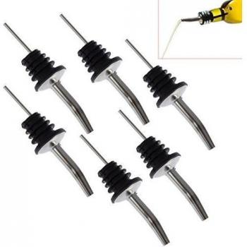 Sonline botella cromo Vertedores conjunto de 6