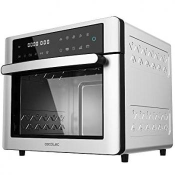 Cecotec Bake&Fry 3000 Touch Steel Horno Freidora de Aire Caliente 30L 1600W Acero