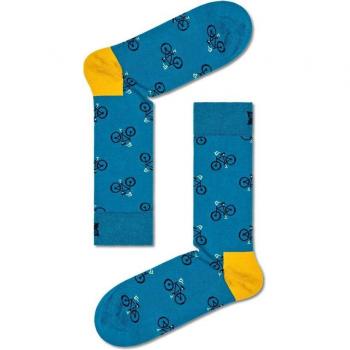 Happy Socks Bike Pattern Crew Socks for Men and Women