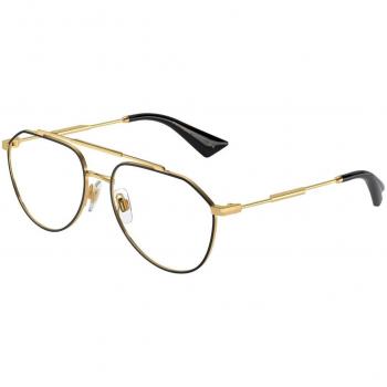 Dolce & Gabbana DG1353 1311 Men's Eyeglasses Gold Size 57 - Blue Light Block Available