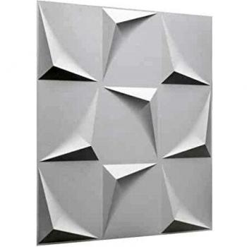 Panel de pared 3D Beau I Paneles de decoración de pared 3D I 12 Paneles decorativos 3 m² I Revestimiento de pared Decoración de pared Sala de estar Dormitorio I Papel pintado 3D Pared 3D