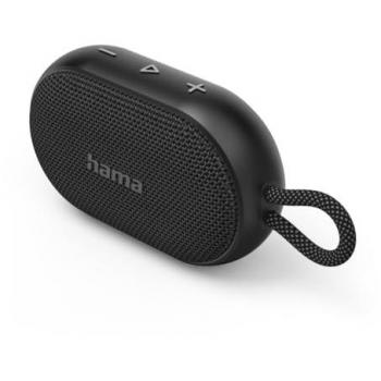Altavoz Bluetooth Buddy 3.0, 6W, Resistente al Agua IPX7, Carga USB-C, 12 horas de reproducción, Negro