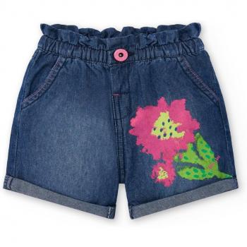 Short de niña denim Tuc Tuc con cintura elástica Tropadelic