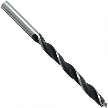 Ruko 208050 Broca Helicoidal de Acero CV para Madera, Color Negro, 5 x 86 mm