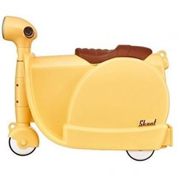 Skoot Kids' Ride-On Suitcase Equipaje Infantil, 13 Litros, Color Amarillo
