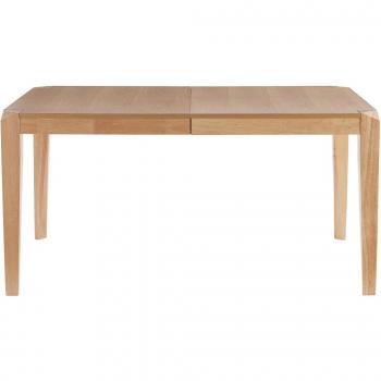 Mesa extensible de contrachapado de fresno y madera de caucho 150-180 cm BOLLY